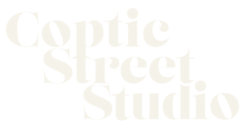 Coptic Street Studio Peach Logo